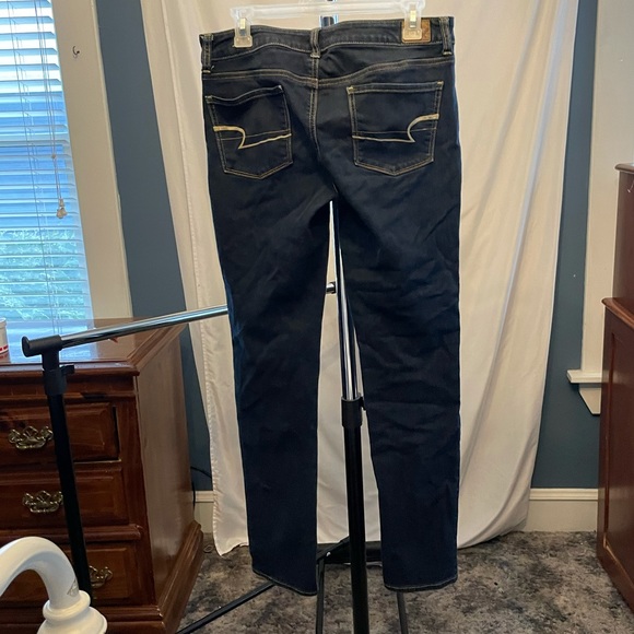 American Eagle Outfitters womens skinny jeans size 10 long - Picture 2 of 4